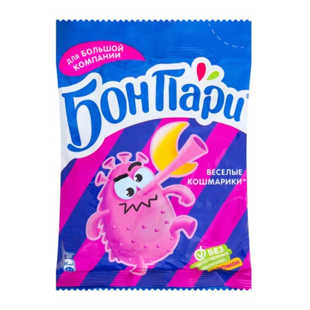 Мармелад Бон Пари Машинки Жевательный 120гр бл/у
