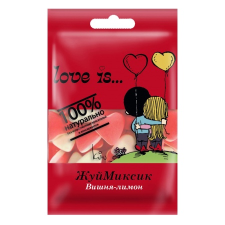 Мармелад Жевательный Love is… Жуй Миксик вишня/лимон 25гр бл/у