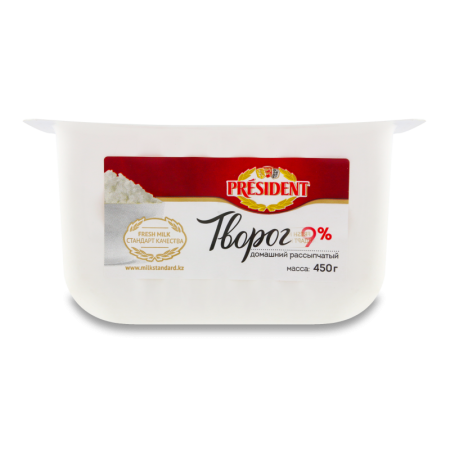 Творог Foodmaster Домашний 9% 450гр Стак