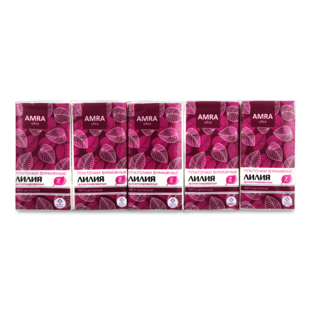 Платочки Бумажные Двухслойные Белые Неароматизированные Классик Ultra Arma 10шт