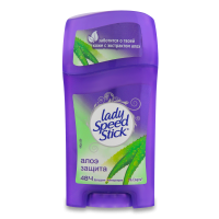 Дезодорант Lady Speed Stick Cухой Алое д/чувст Кожи 65гр фл