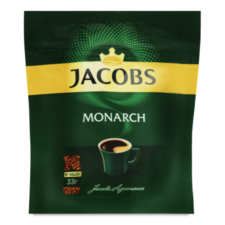Кофе Натуральный Растворимый Сублимированный Monarch Jacobs д/п 33г