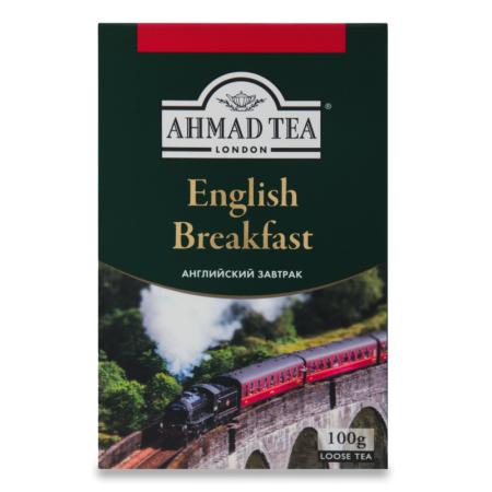 Чай Черный Классический Листовой English Breakfast Ahmad Tea к/у 100г