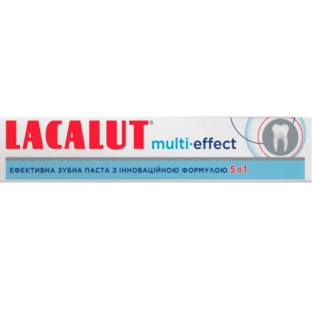 Паста Зубная Lacalut Multe Effect 5в1 75мл Кор