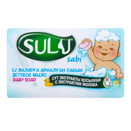 Мыло Sulu Baby Туалетное Молоко 100гр Кор