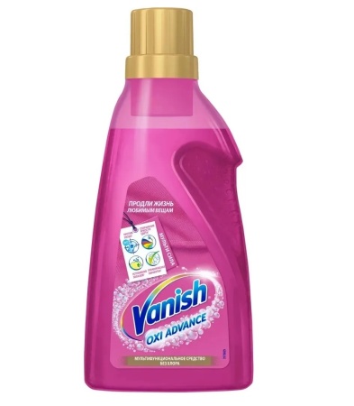 Пятновыводитель Vanish Oxi Advance Гель д/тканей 750мл Кан
