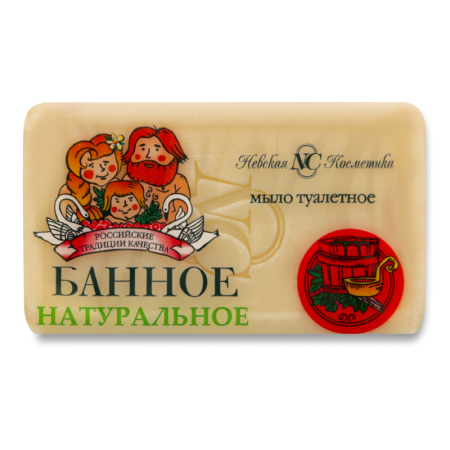 Мыло Туалетное Натуральное Банное Невская Косметика 140г