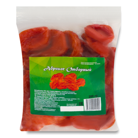 Абрикос Отборный 200гр Пленка