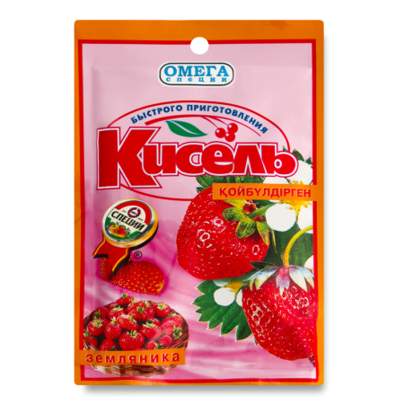 Кисель Земляника Омега Специи м/у 90г