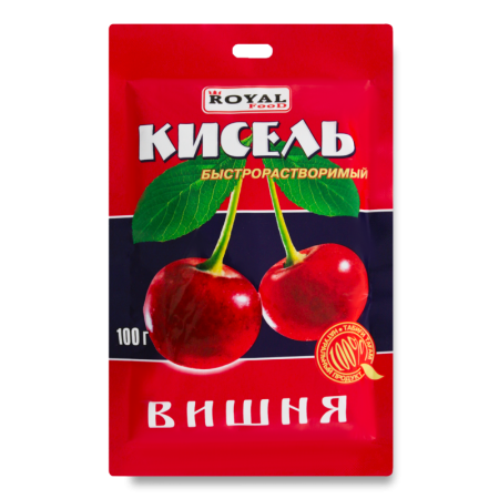 Кисель Быстрорастворимый Вишня Royal Food м/у 100г