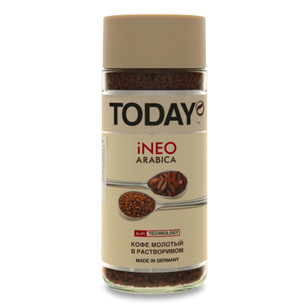 Кофе Натуральный Сублимированный Растворимый Ineo Arabica Today с/б 95г