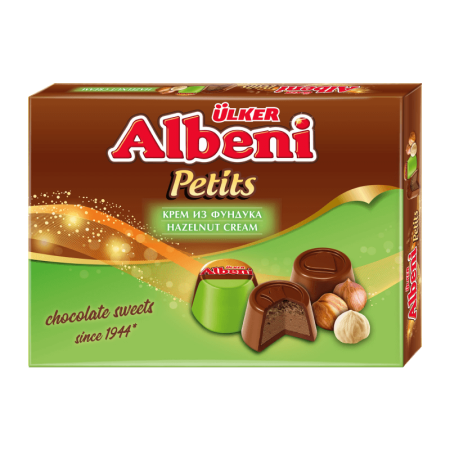 Конфеты Albeni Petits Крем из Фундука 192гр Кор