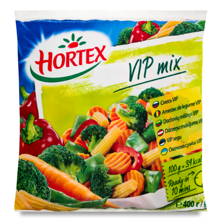 Смесь Овощная Быстрозамороженная Vip Mix Hortex м/у 400г