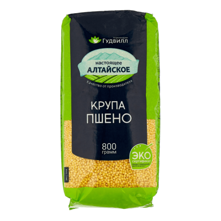 Крупа Гудвилл Пшено Шлифованное 800гр п/п