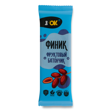 Батончик Фруктовый Финик be ok м/у 30г
