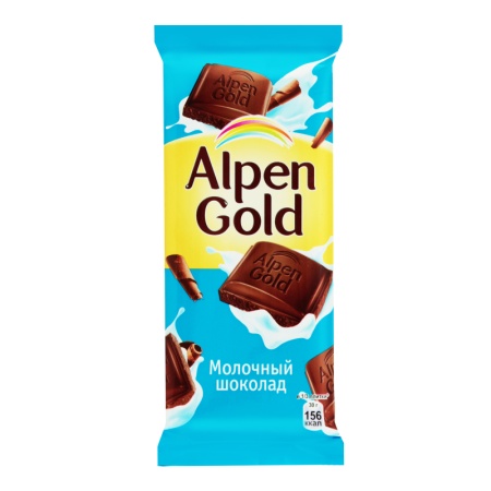 Шоколад Alpen Gold Молочный 90гр фл/п