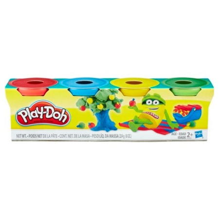 Набор Пластилина Hasbro play-doh 4шт 224гр гр/уп
