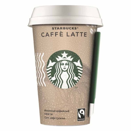 Напиток Кофейный Starbucks Caffe Latte Мол 220мл Стак