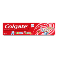 Паста Зубная Для Детей от 2лет со Вкусом Клубники Доктор Заяц Colgate 50мл