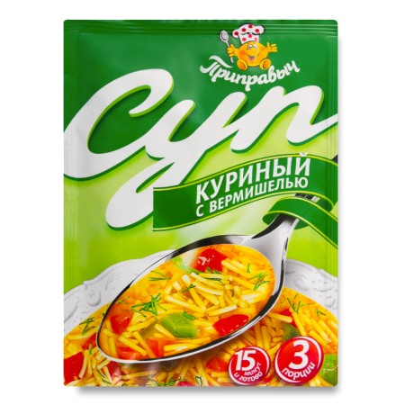 Суп Куриный с Вермишелью Приправыч м/у 60г