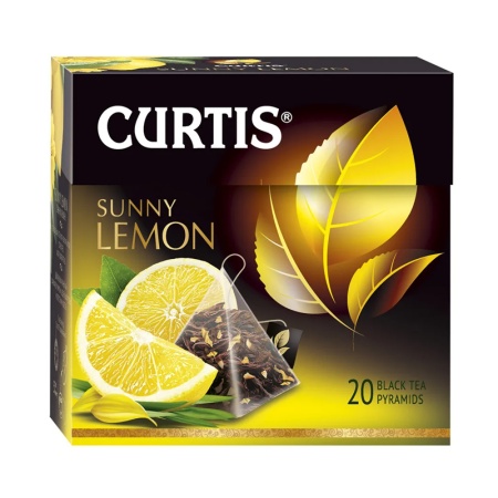Чай Curtis Черн Sanny Lemon 20пак Кор