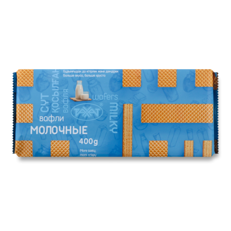 Вафли Рахат Молочные 400 фл/п