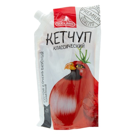 Кетчуп Всё в Дом Классический 400гр д/п