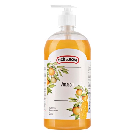 крем-мыло Всё в Дом Апельсин Жидкое 1л фл