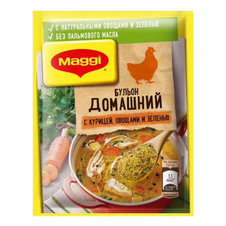 Бульон Maggi по-домашнему c Курицей 70гр Саше