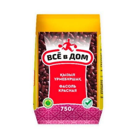 Фасоль Всё в Дом Красная 750гр п/п