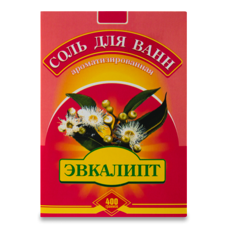 Соль д/ванн Бахташ Эвкалипт 400гр Кор