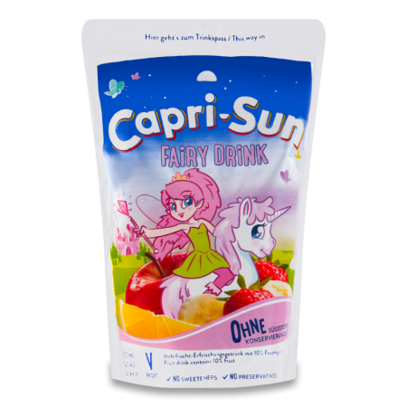 Напиток Безалкогольный Негазированный Сокосодержащий Fairy Drink capri-sun д/п 200мл