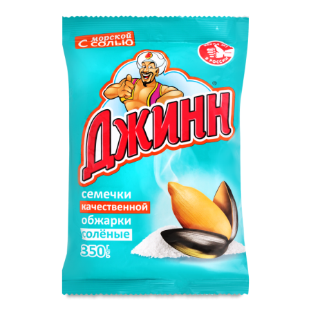 Семечки Подсолнечника Жаренные с Морской Солью Джинн м/у 350г