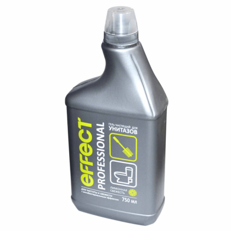 Гель Effect Professional Лимонная Свежесть Чистящий д/унитазов 750мл фл