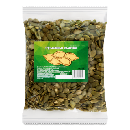 Семечки Тыквенные Очищенные 200гр п/п
