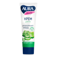 Крем Aura д/рук Увлажняющий Алоэ 75мл Туба