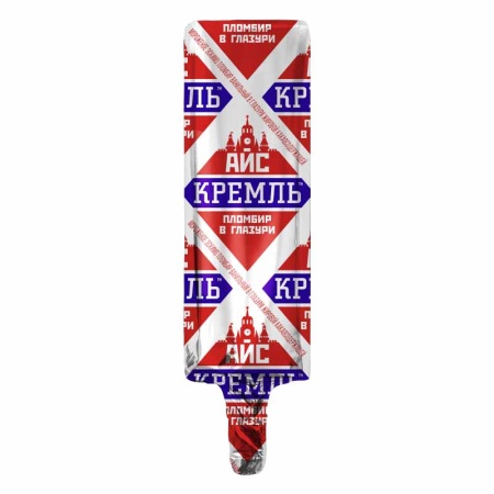 Мороженое айс-кремль Пломбир в Шоколадной Глазури Брусок Эскимо 60гр