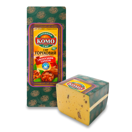 Сыр 50% с Грецким Орехом Ореховый Комо кг