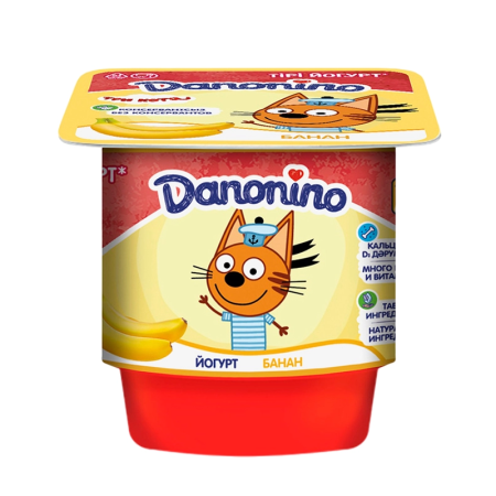 Йогурт Danonino Банан 100гр Стак