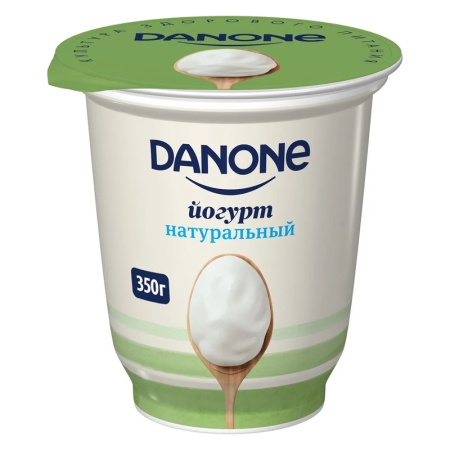 Йогурт Danone Натуральный 3,3% 350гр Стак