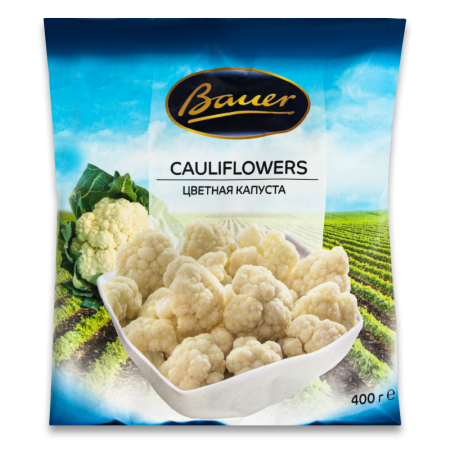 Капуста Цветная Быстрозамороженная Bauer м/у 400г