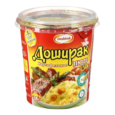 Пюре Доширак Картоф Соус Говяжий с Овощ 52гр Стак
