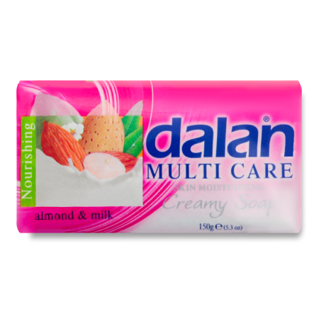Мыло Туалетное Миндаль и Молоко Multi Care Dalan 150г