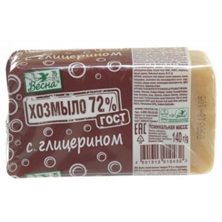 Мыло Хозяйственное Весна с Глицерином 72% 140гр Кнврт Мыло Хозяйственное Весна с Глицерином 72% 140гр Кнврт