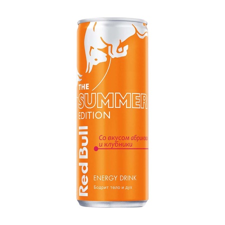 Напиток Red Bull Summer Edition apricot-strawberry 0,25л ж/б
