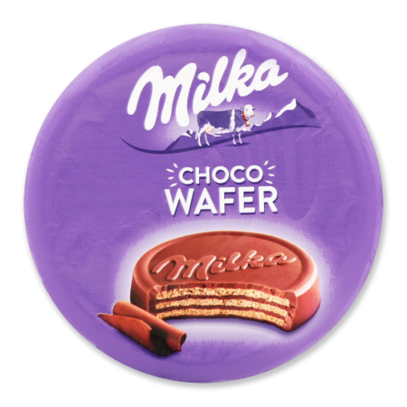 Вафли с Начинкой с какао, Покрытые Молочным Шоколадом Milka м/у 30г