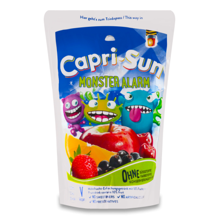 Напиток Сокосодержащий Monster Alarm capri-sun д/п 200мл