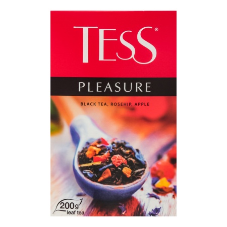 Чай Черный Байховый с Ароматом Тропических Фруктов и Растительными Компонентами Pleasure Tess к/у 200г