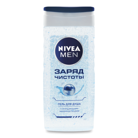 Гель Для Душа с Очищающими Микрочастицами Заряд Чистоты Nivea Men 250мл Гель Для Душа с Очищающими Микрочастицами Заряд Чистоты Nivea Men 250мл