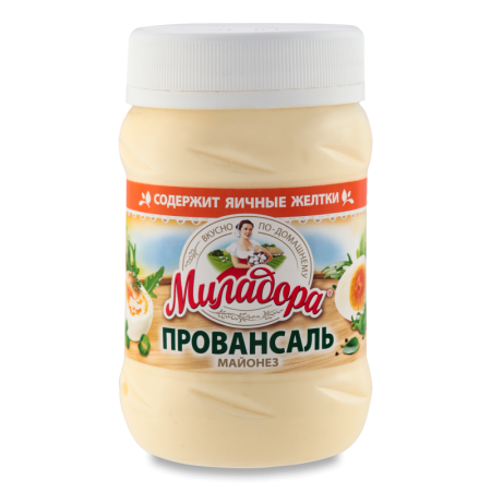 Майонез Миладора Провансаль 50% 435мл Стак